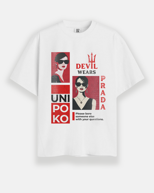 Women Terry T-Shirt | Drop Shoulder | White