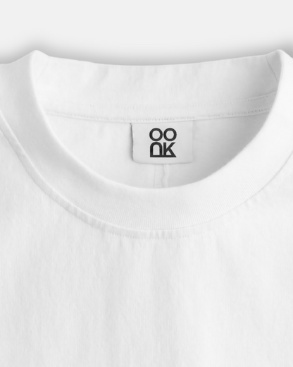 Men's Terry T-Shirt | Drop Shoulder | White